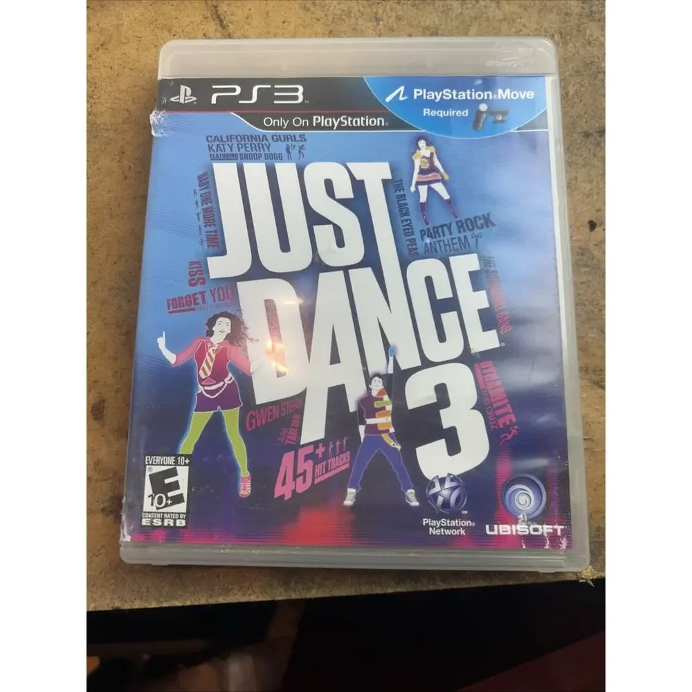 5 game ps3 bundle lot Just Dance 3 Karaoke Active 2 Sports Champions Zumba FS/H